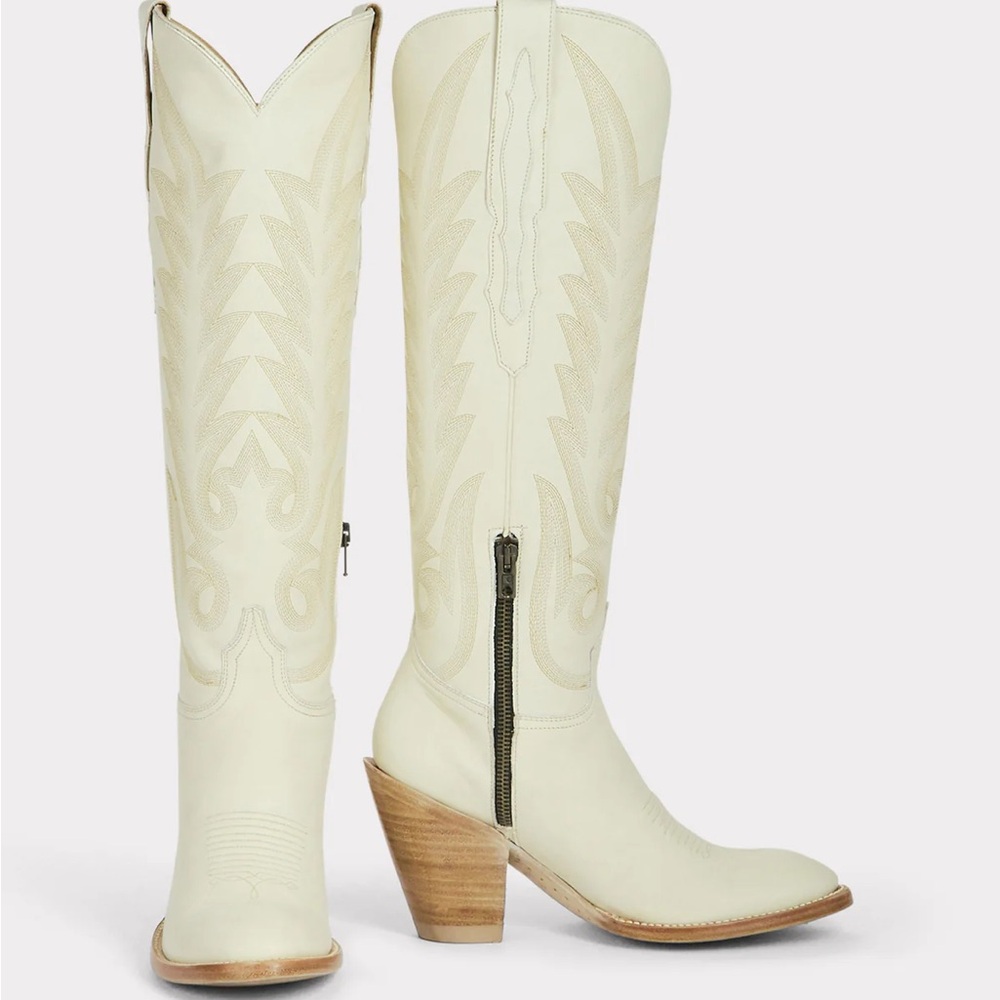 Lucchese Jasmine Cream Boots - NWT